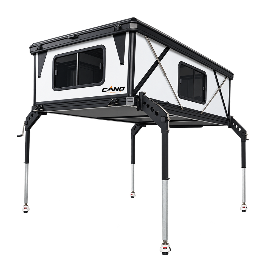 Pickup Truck  Camper Jack Legs with Wheels — Adjustable & Removable